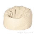 Indoor furniture bean bag sitting in faux leather